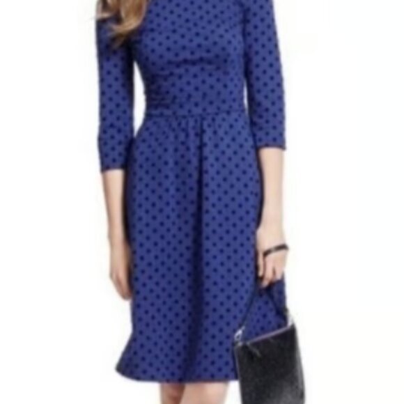 Boden fit and flare with polka dots, size 10R (EUC) - Picture 1 of 10